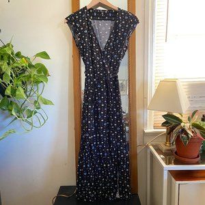 4/$25 Floral JCrew Maxi Wrap Dress